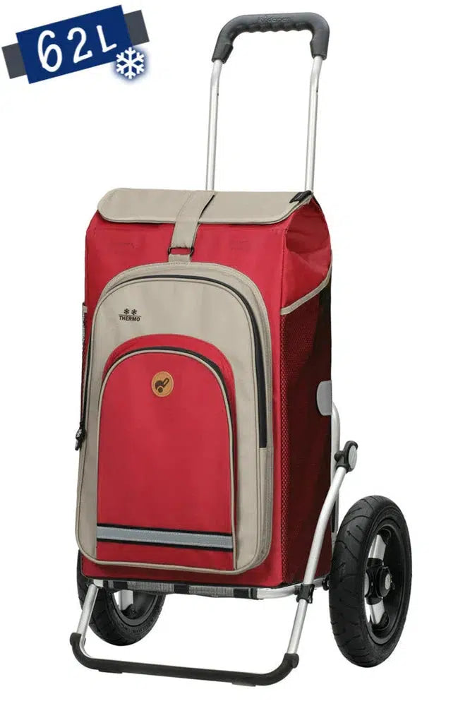 Andersen Royal Shopper Hydro 2.1 XL 29 cm Luftdekk med kulelager Rød-Trillevogn-BagBrokers