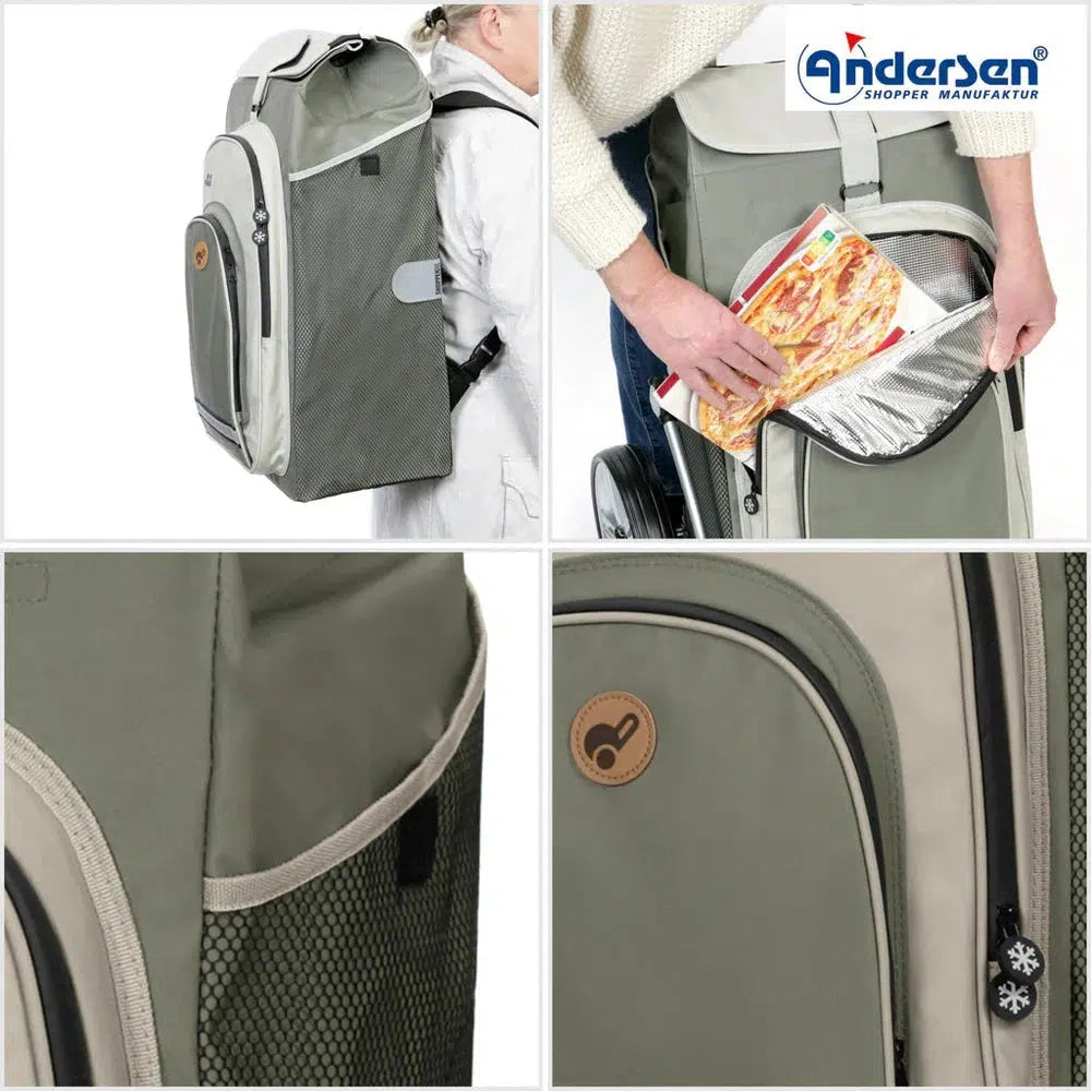 Andersen Royal Shopper Hydro 2.1 XL 29 cm Luftdekk med kulelager Grå-Trillevogn-BagBrokers