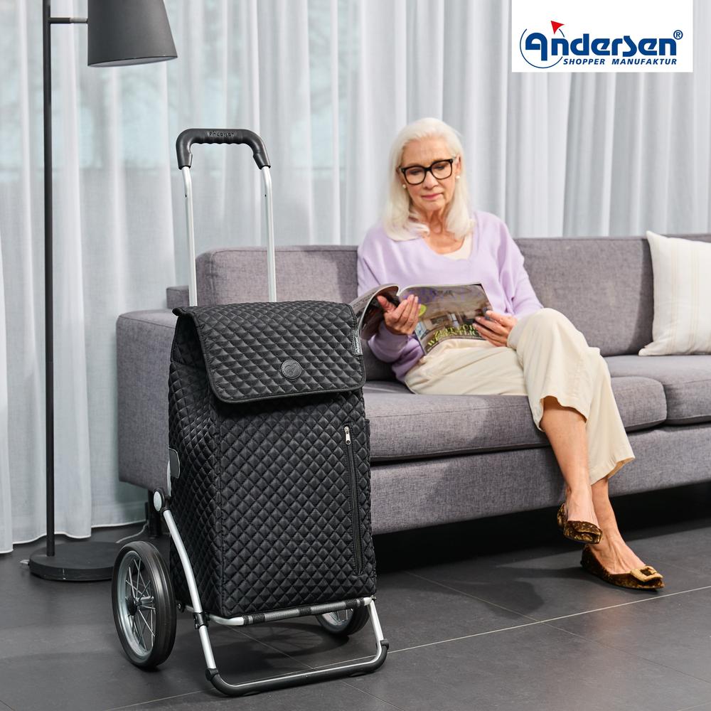 Andersen Royal Shopper LISSA 43 Liter Trillebag svart-Bagger-BagBrokers