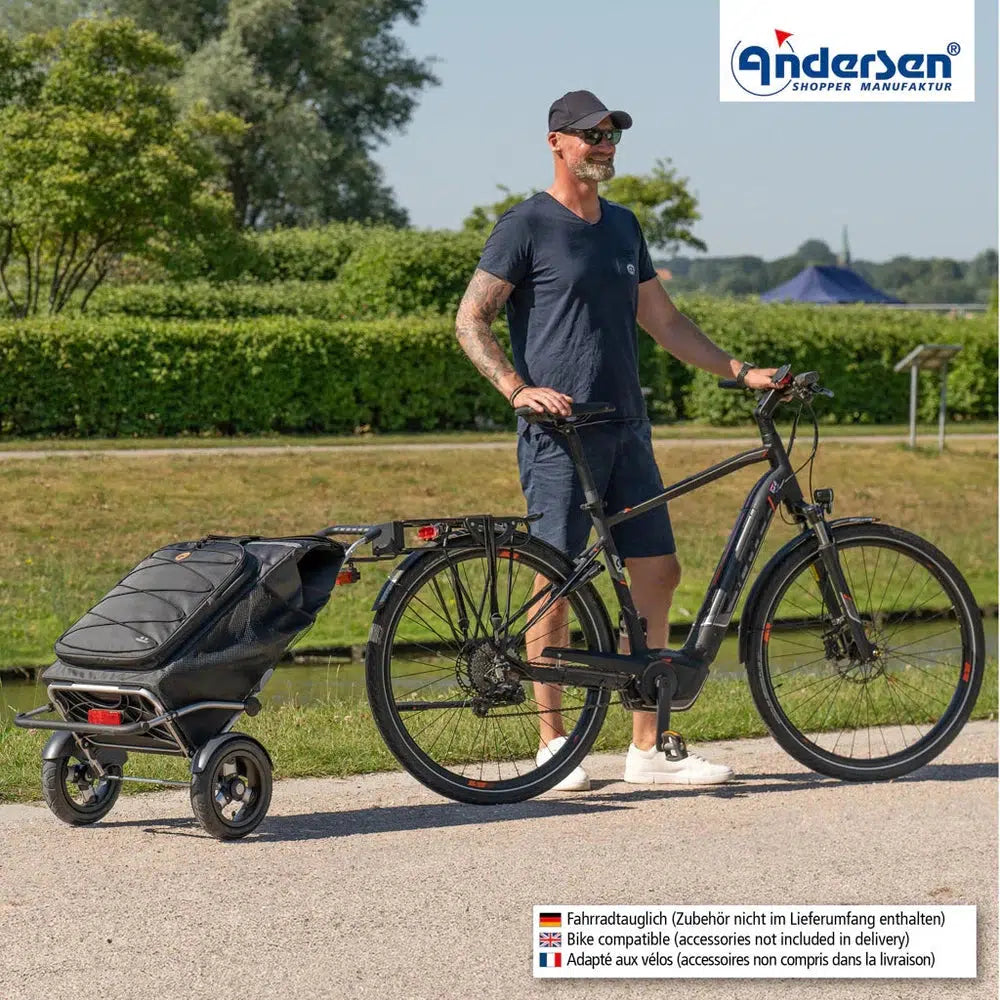 Andersen Royal Shopper Plus FADO 2.1 Luftdekk med kulelager Svart-Trillevogn-BagBrokers