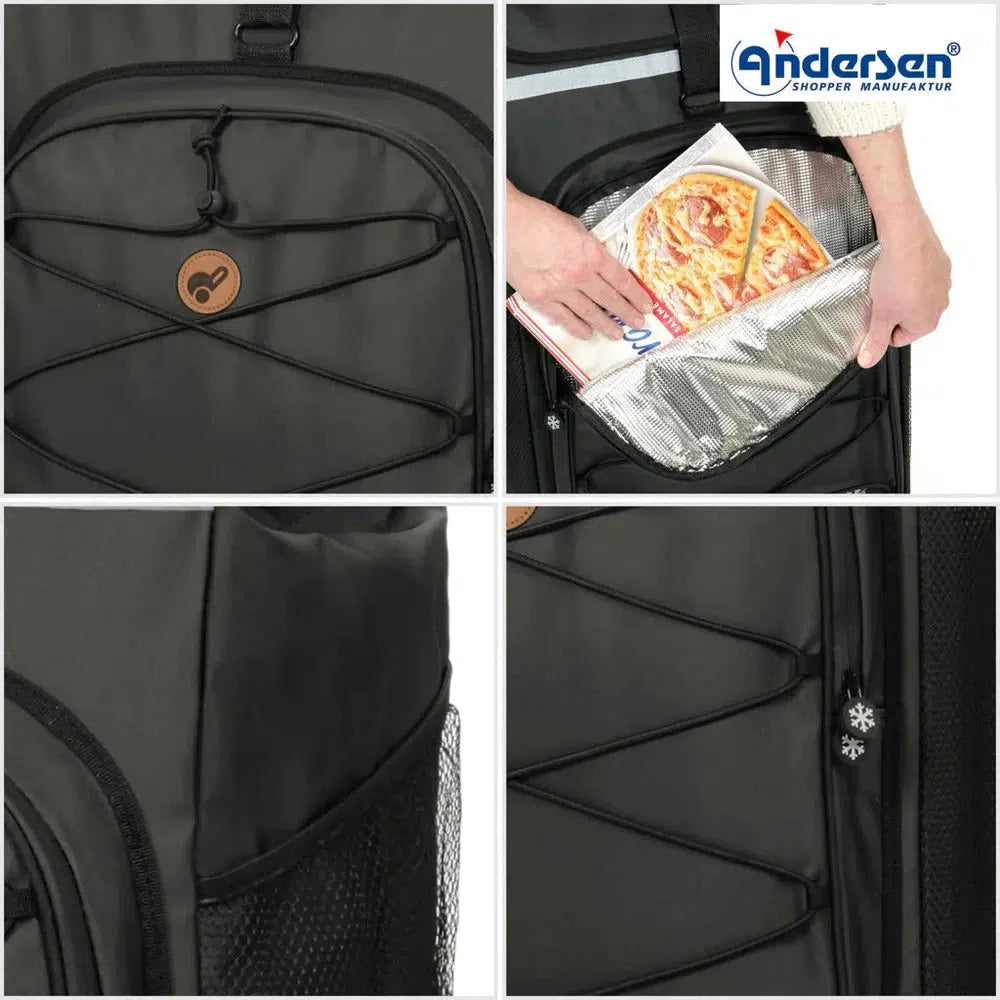 Andersen Royal Shopper Plus FADO 2.1 Luftdekk med kulelager Svart-Trillevogn-BagBrokers