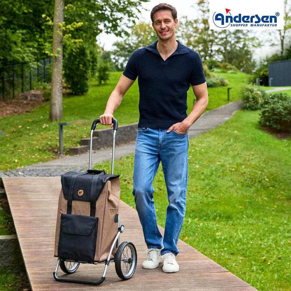 Andersen Royal Shopper Senta 2.0 49 Liter Trillebag Sand 3,7 kg-Bagger-BagBrokers