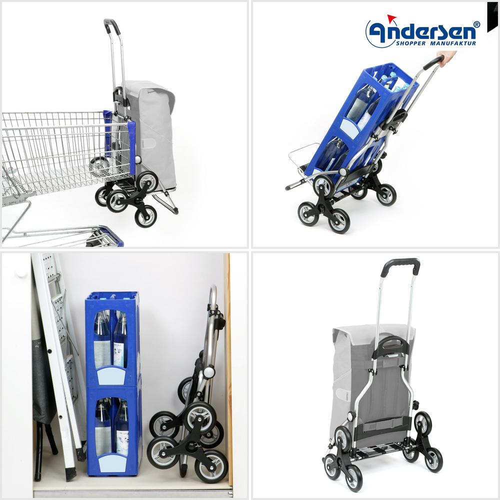 Andersen Royal Shopper Senta 2.0 trappeklatrer Trillebag 49 Liter-Bagger-BagBrokers