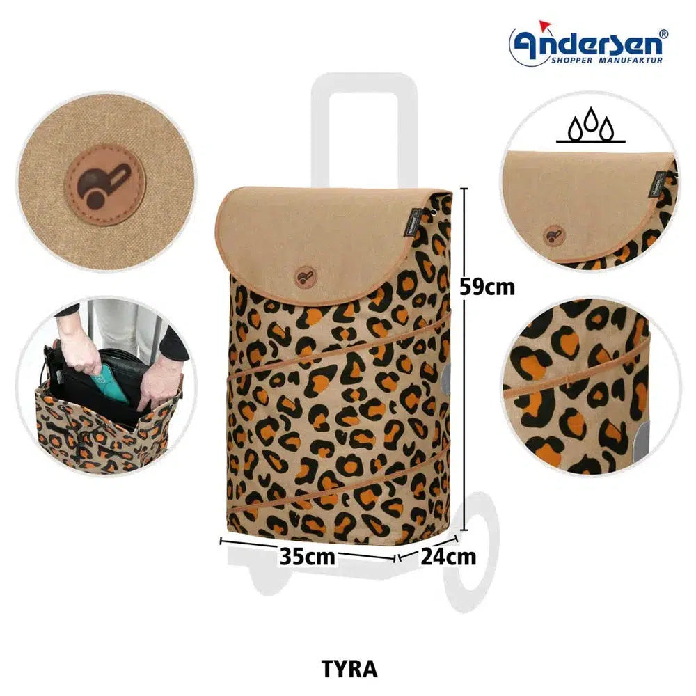 Andersen Royal Shopper TYRA Trillebag 46 Liter LEO-Bagger-BagBrokers