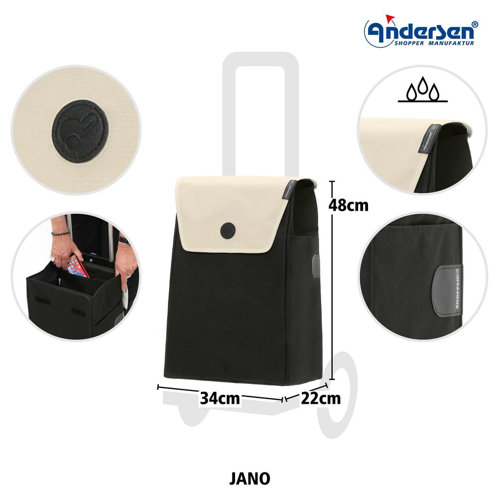 Andersen Scala Shopper Plus JANO 36 Liter Cream-Bagger-BagBrokers