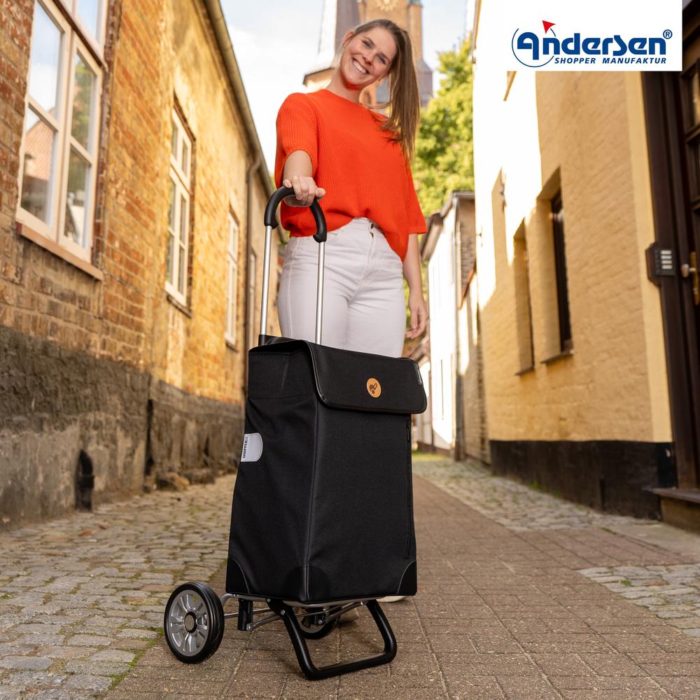 Andersen Scala Shopper Plus WEDA 36 Liter Svart-Bagger-BagBrokers