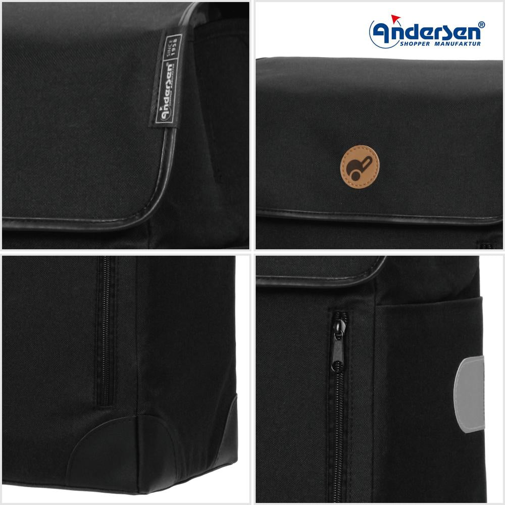 Andersen Scala Shopper Plus WEDA 36 Liter Svart-Bagger-BagBrokers