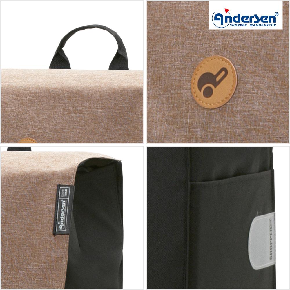 Andersen Shopper Alu star Trillebag 47 Liter HERA Sand-Bagger-BagBrokers