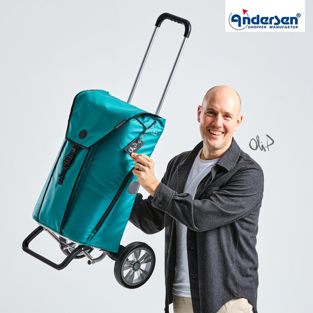Andersen Shopper Alu star Trillebag 50 Liter OLI.P 3.0 Petrol-Bagger-BagBrokers