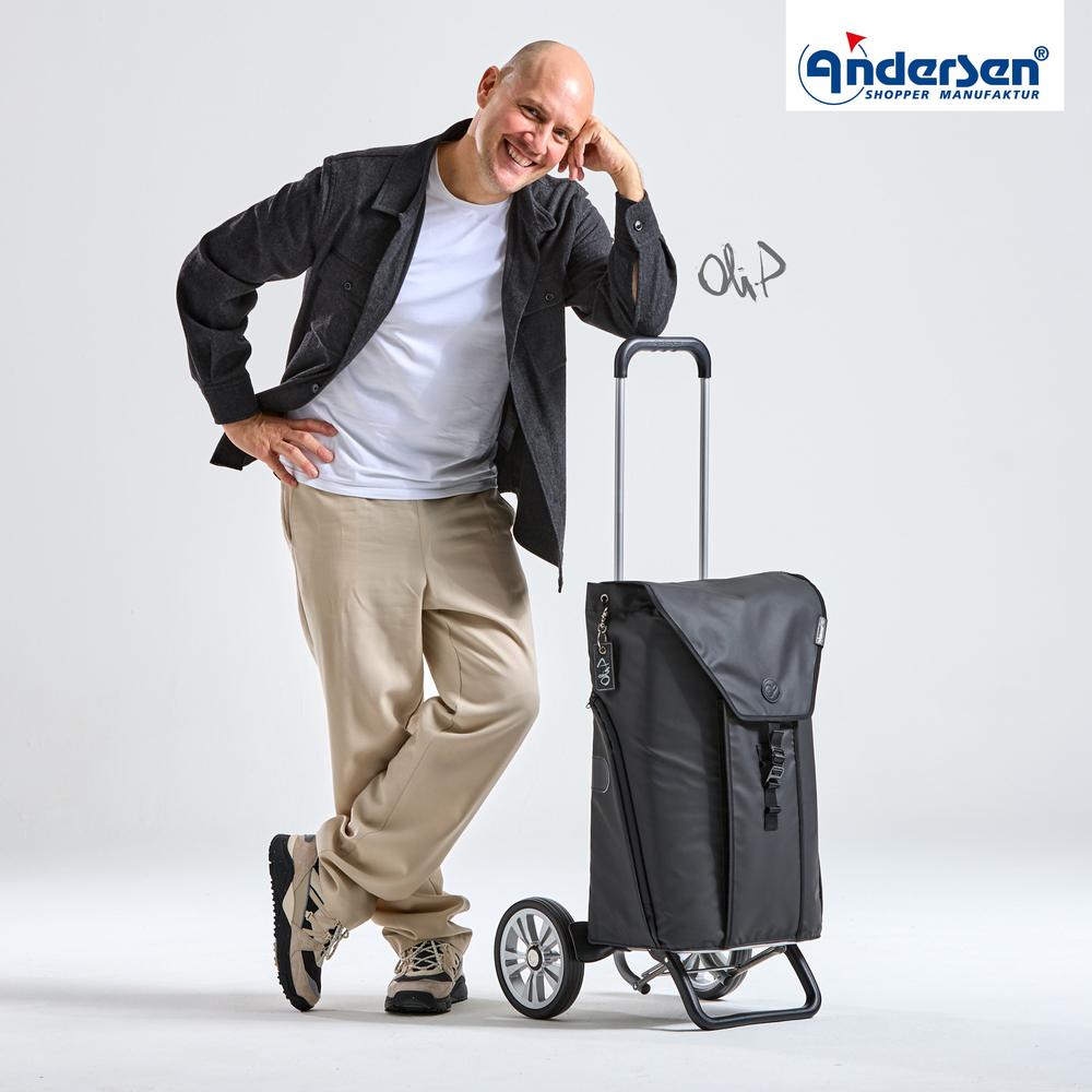 Andersen Shopper Alu star Trillebag 50 Liter OLI.P 3.0 Svart-Bagger-BagBrokers