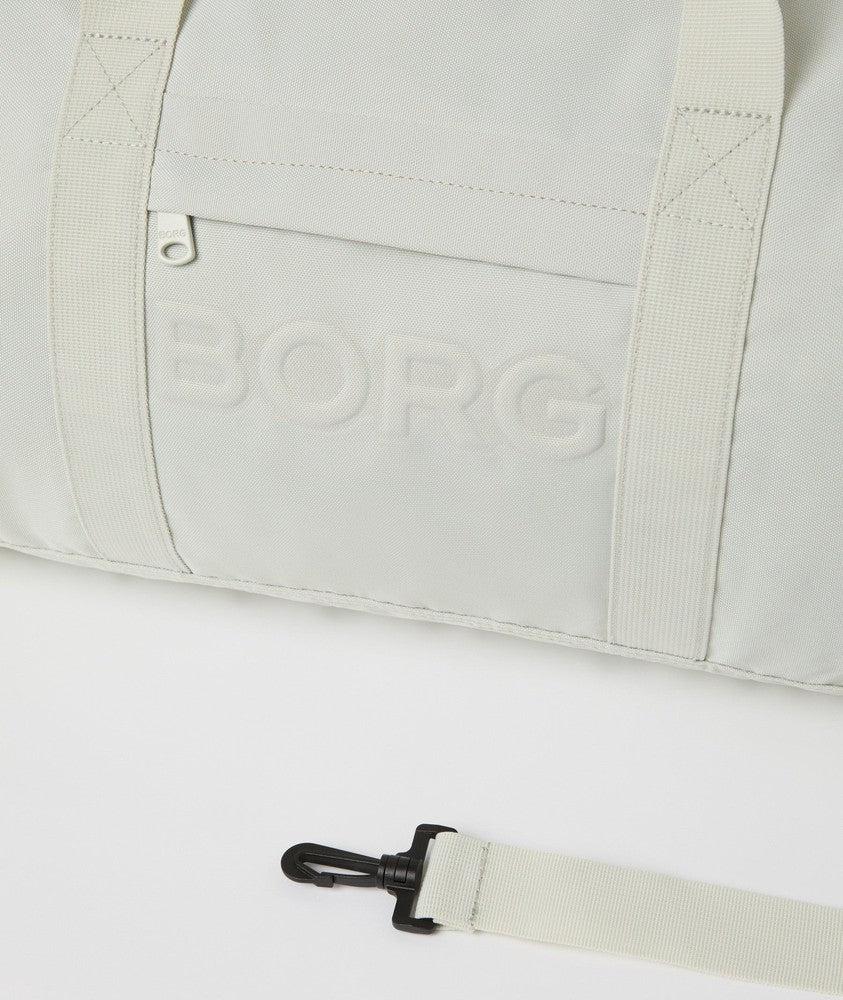 Bjørn Borg Embossed Sports bag Silver Birch-Bagger-BagBrokers