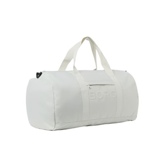 Bjørn Borg Embossed Sports bag Silver Birch-Bagger-BagBrokers