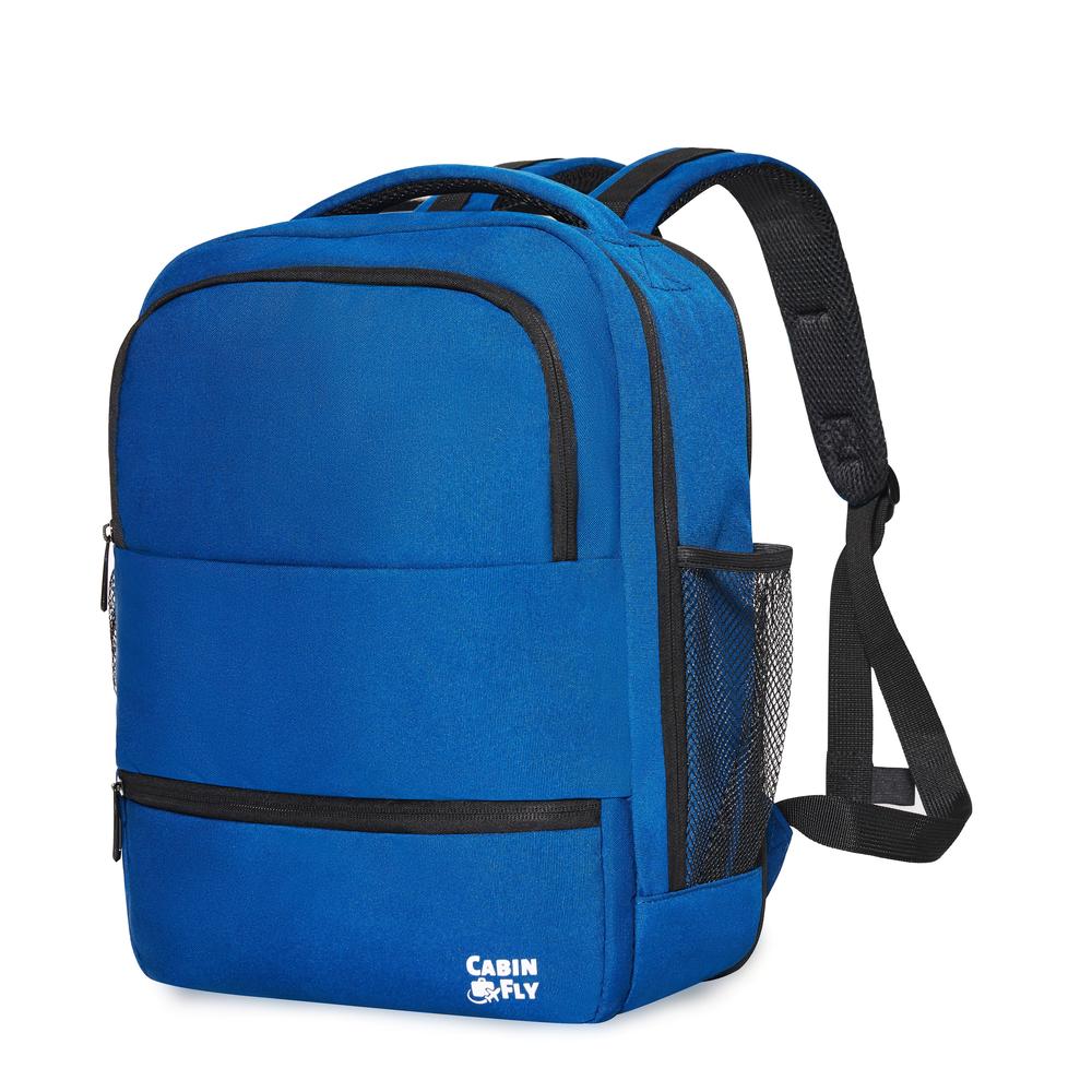 CabinFly Aircruiser Backpack utvidbar 40x30x 15/20 cm Blue-Ryggsekker-BagBrokers