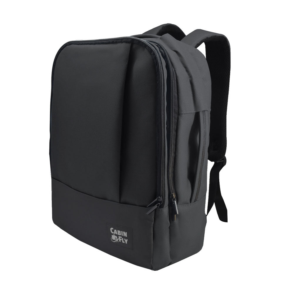 CabinFly Bellanca 40x30x15 cm Backpack 18 liter Black-Ryggsekker-BagBrokers