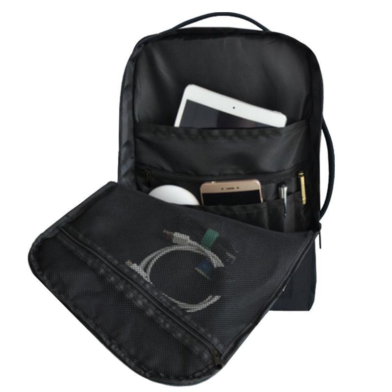 CabinFly Bellanca Ryanair 40x30x10 cm utvidbar PC-sekk 15" Black-Ryggsekker-BagBrokers