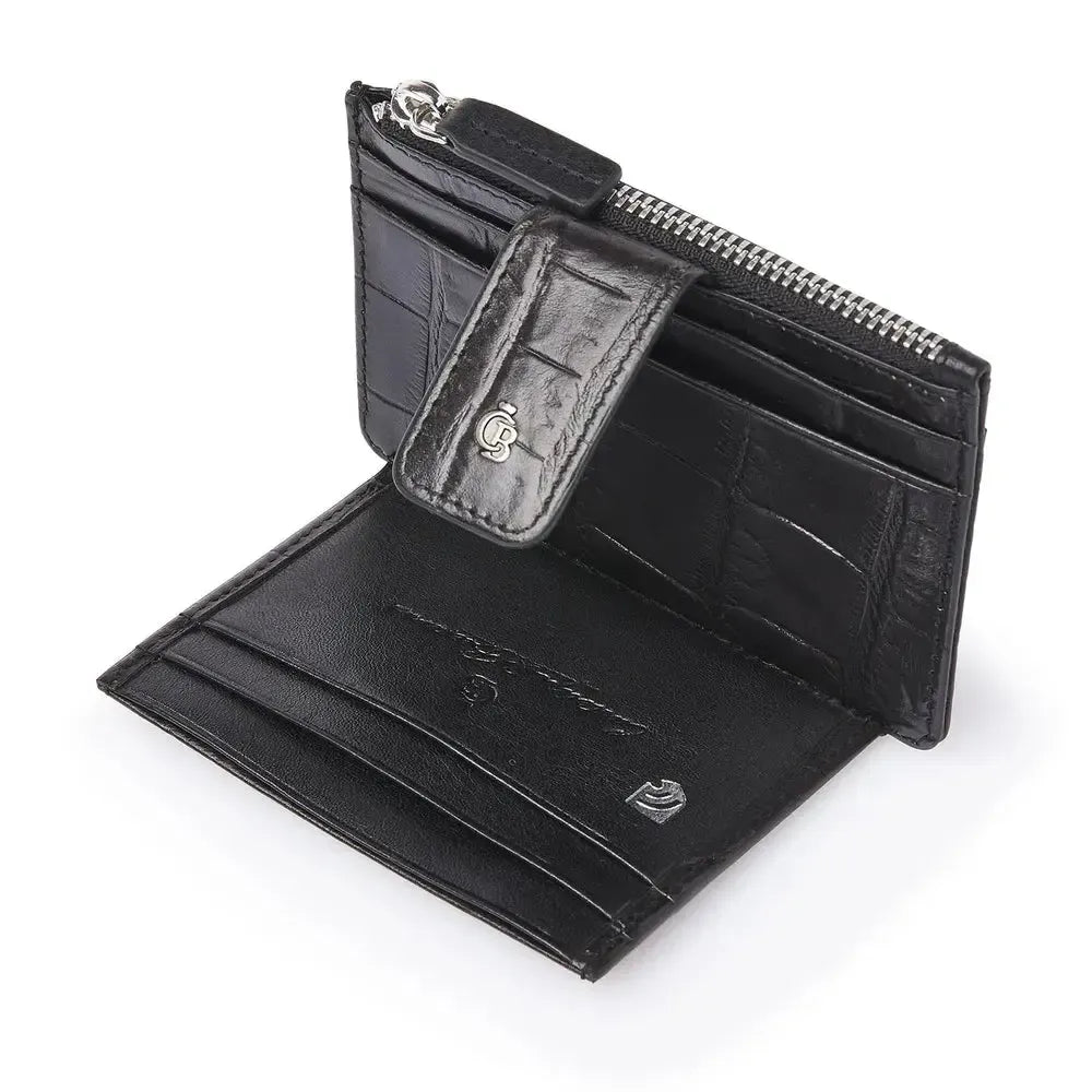 Castelijn & Beerens 7 Card Mini Wallet RFID Black-Lommebok/ Kortholder-BagBrokers