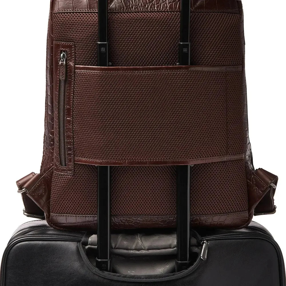 Castelijn & Beerens Emma Backpack 15,6" RFID - Mocca-Ryggsekker-BagBrokers