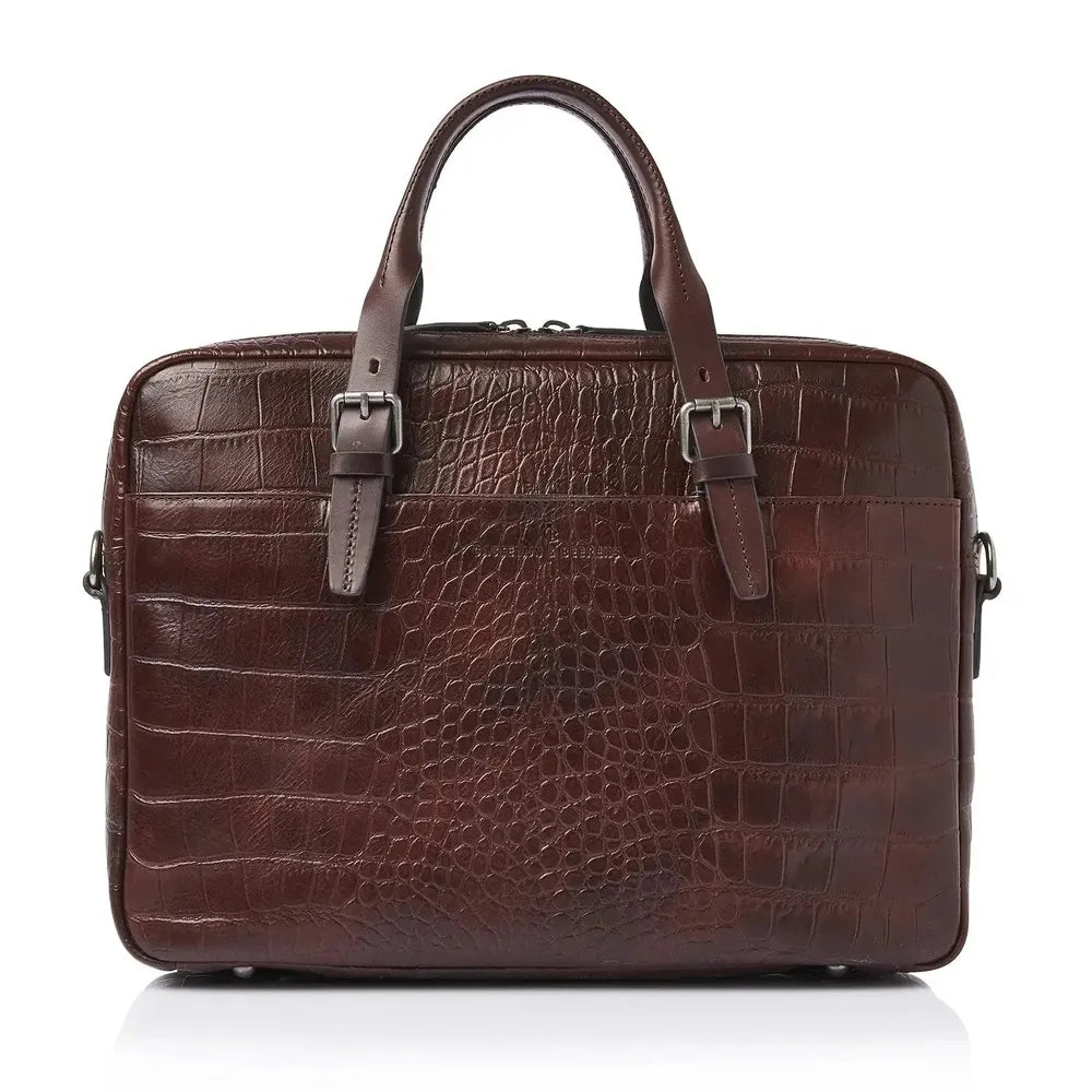 Castelijn & Beerens Jules Laptop Bag 15,6" RFID Mocca-Veske-BagBrokers