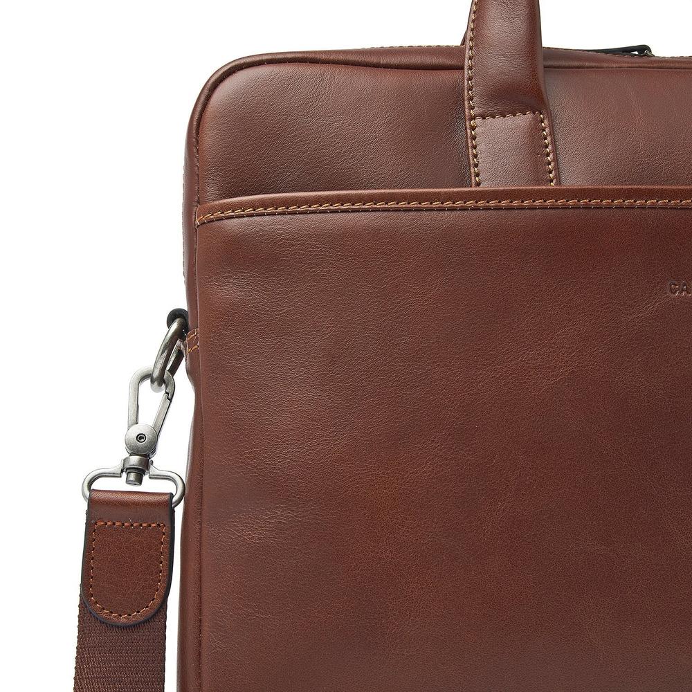 Castelijn & Beerens Laptop-veske 15,6" RFID Light Brown-Veske-BagBrokers