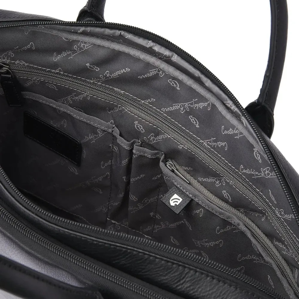 Castelijn & Beerens Laptop-veske med 2 rom 15,6" RFID Black-Veske-BagBrokers
