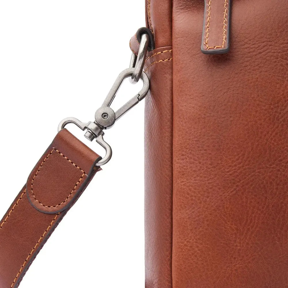 Castelijn & Beerens Laptop-veske med 2 rom 15,6" RFID Light Brown-Veske-BagBrokers