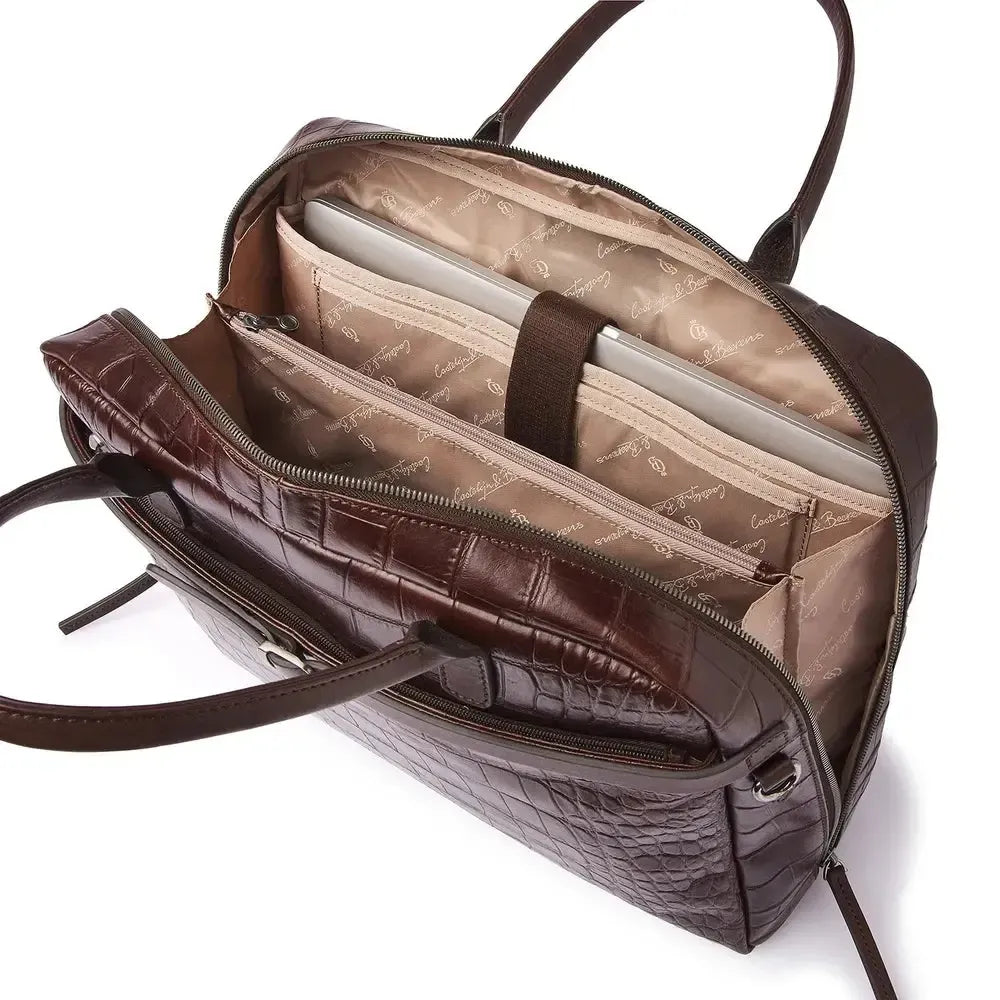 Castelijn & Beerens Lisa Laptop Bag 15,6" RFID Mocca-Veske-BagBrokers