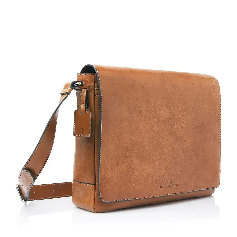 Castelijn & Beerens Mark Messenger Bag 15,6" RFID | Light Brown-Veske-BagBrokers