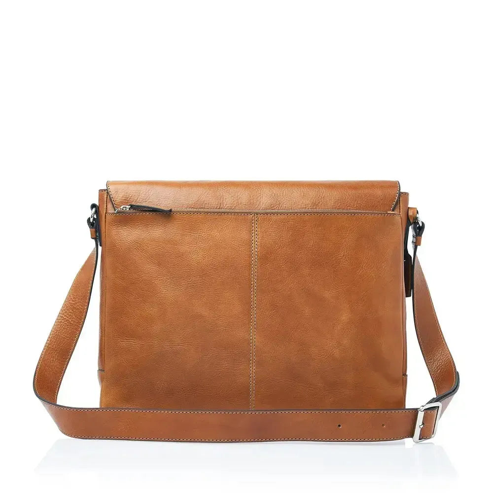 Castelijn & Beerens Mark Messenger Bag 15,6" RFID | Light Brown-Veske-BagBrokers
