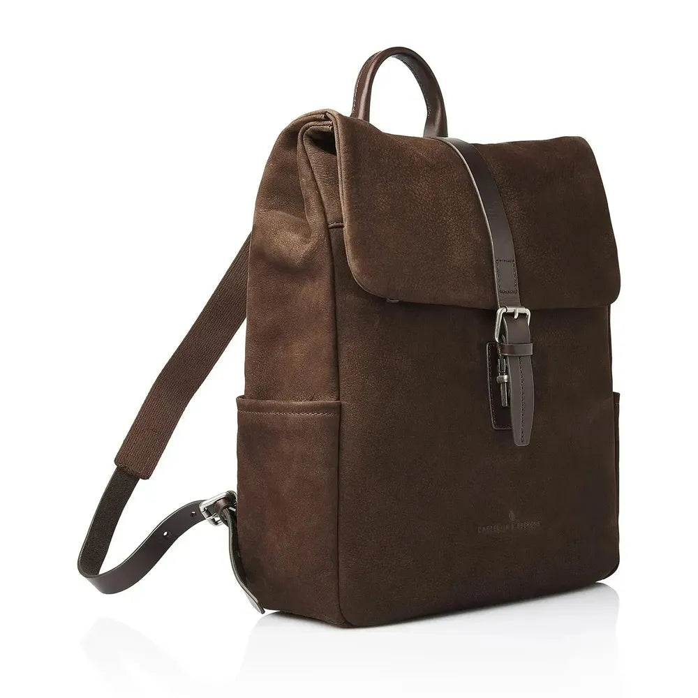 Castelijn & Beerens Backpack 15.6" RFID Mocca-Ryggsekker-BagBrokers