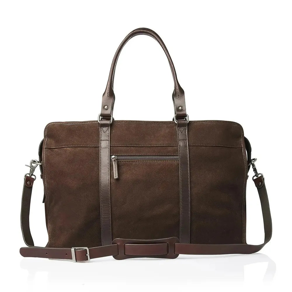 Castelijn & Beerens Nubuck Weekender Bag RFID Mocca-Bagger-BagBrokers