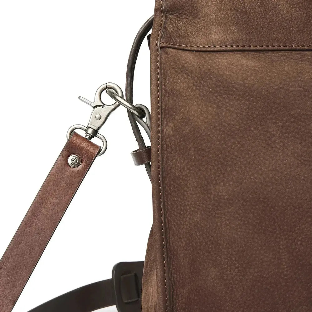 Castelijn & Beerens Nubuck Weekender Bag RFID Mocca-Bagger-BagBrokers