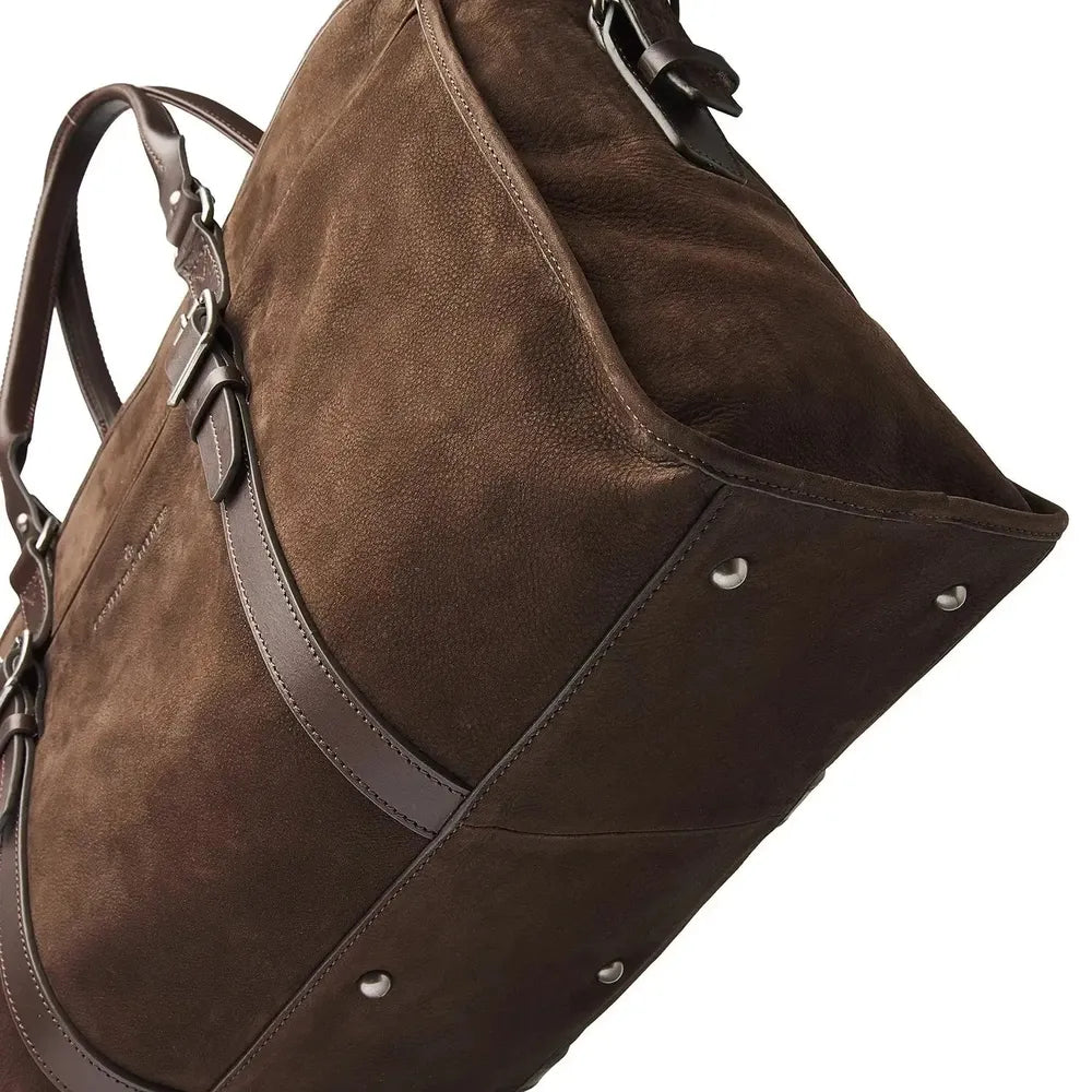 Castelijn & Beerens Nubuck Weekender Bag RFID Mocca-Bagger-BagBrokers