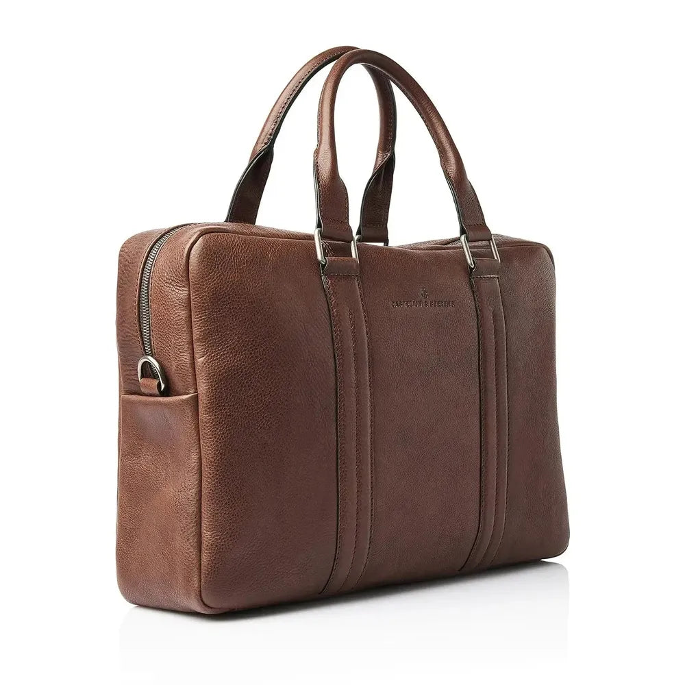 Castelijn & Beerens Pc-veske 15,6" RFID Mocca Limited Edition-Veske-BagBrokers