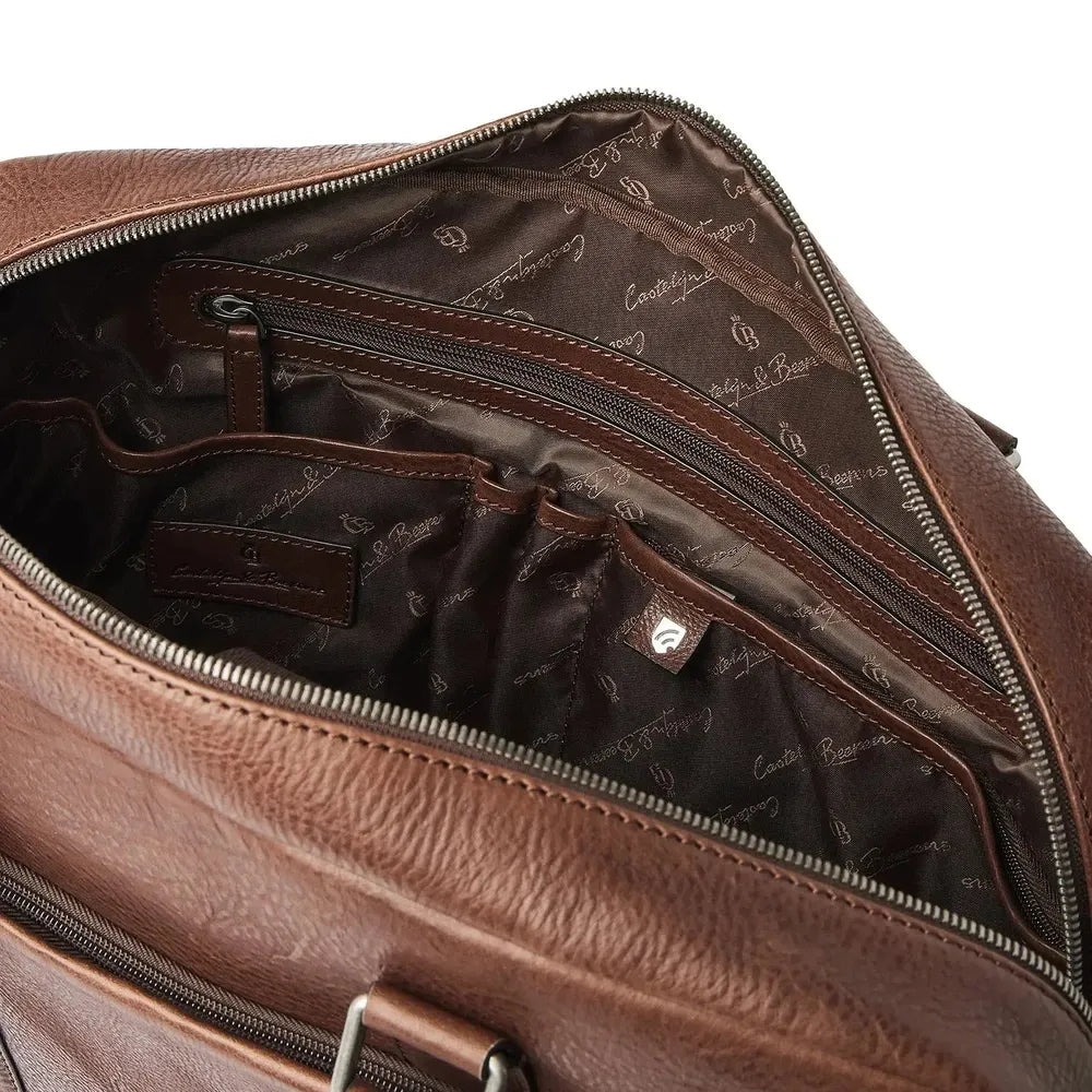 Castelijn & Beerens Pc-veske 15,6" RFID Mocca Limited Edition-Veske-BagBrokers