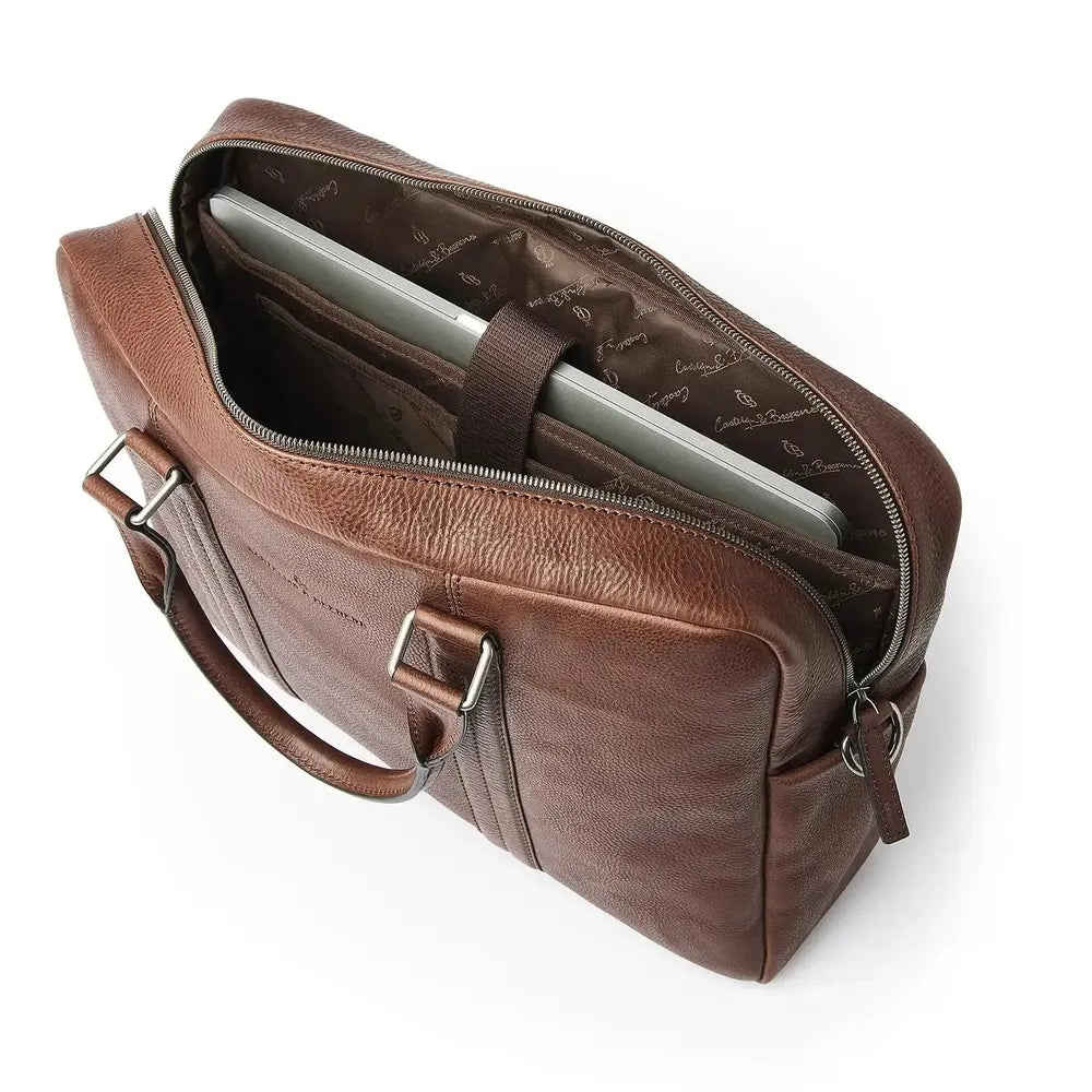 Castelijn & Beerens Pc-veske 15,6" RFID Mocca Limited Edition-Veske-BagBrokers