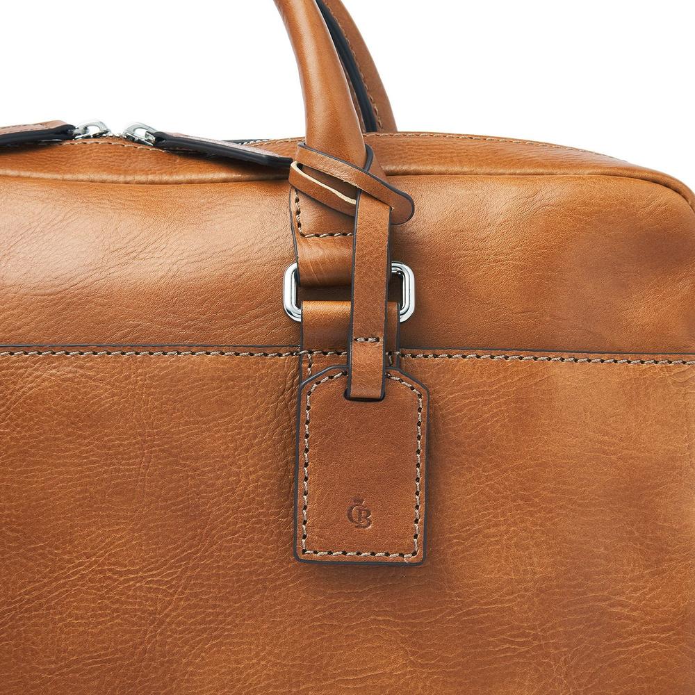 Castelijn & Beerens Peter Laptop Bag 15,6" RFID | Light Brown-Veske-BagBrokers
