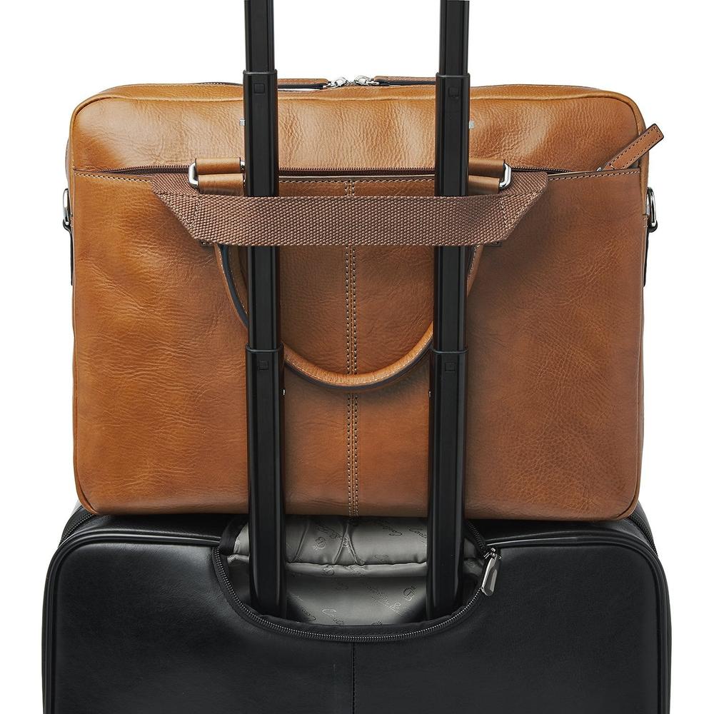 Castelijn & Beerens Peter Laptop Bag 15,6" RFID | Light Brown-Veske-BagBrokers