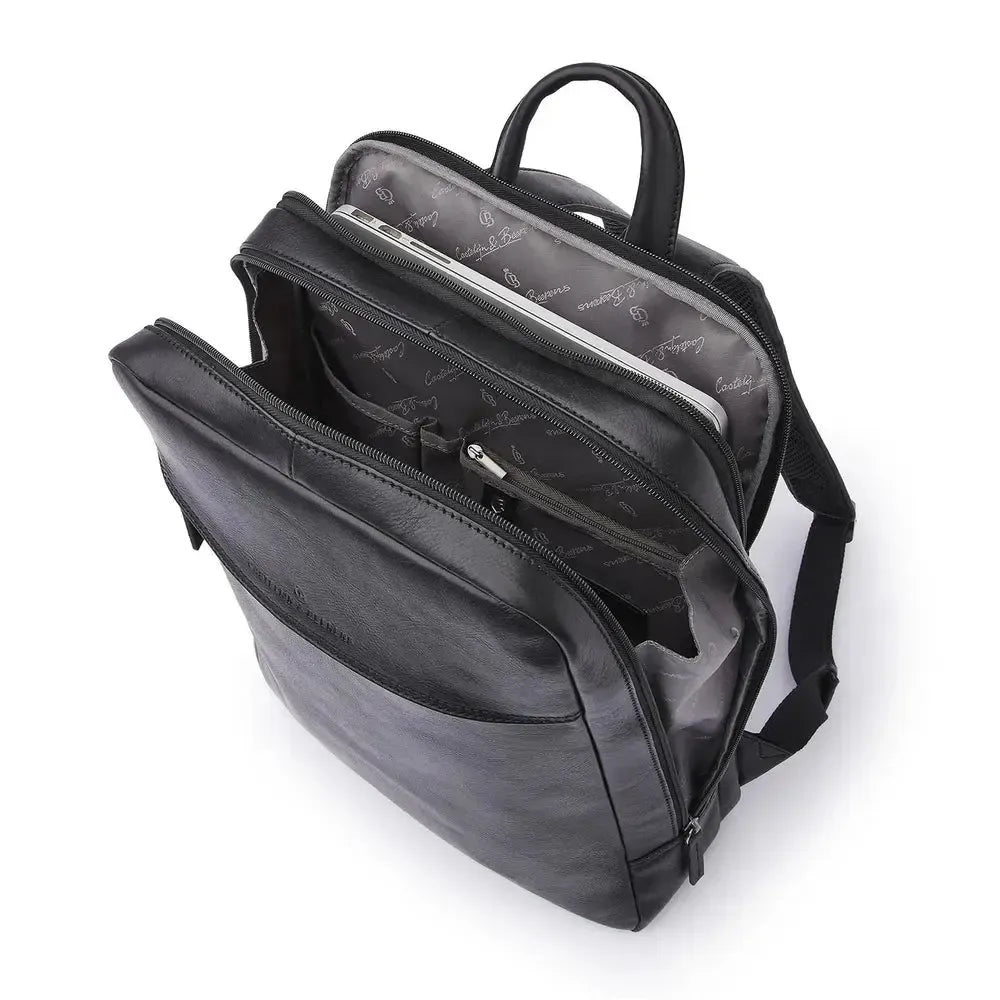 Castelijn & Beerens Skinn ryggsekk 15,6" RFID Black-Sekk-BagBrokers