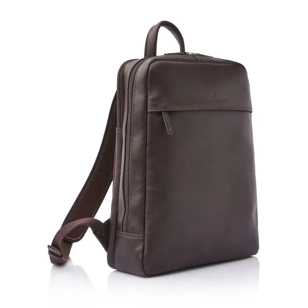 Castelijn & Beerens Skinn ryggsekk 15,6" RFID Mocca-Sekk-BagBrokers