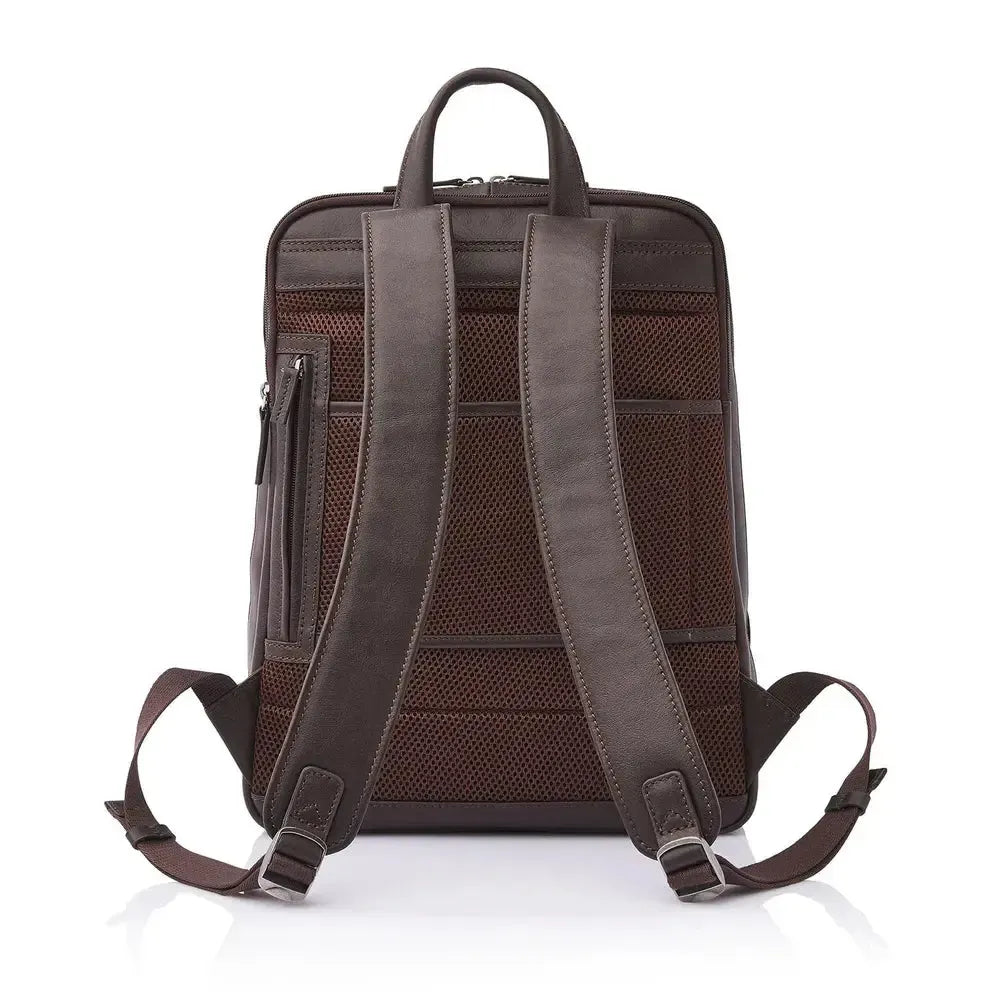 Castelijn & Beerens Skinn ryggsekk 15,6" RFID Mocca-Sekk-BagBrokers