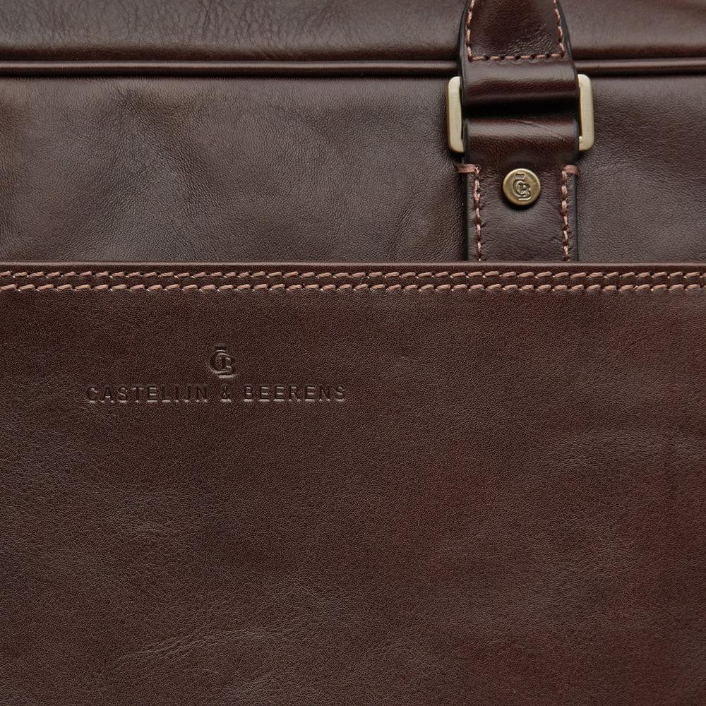 Castelijn & Beerens Verona Pc-veske 15,6" RFID Mocca-Veske-BagBrokers