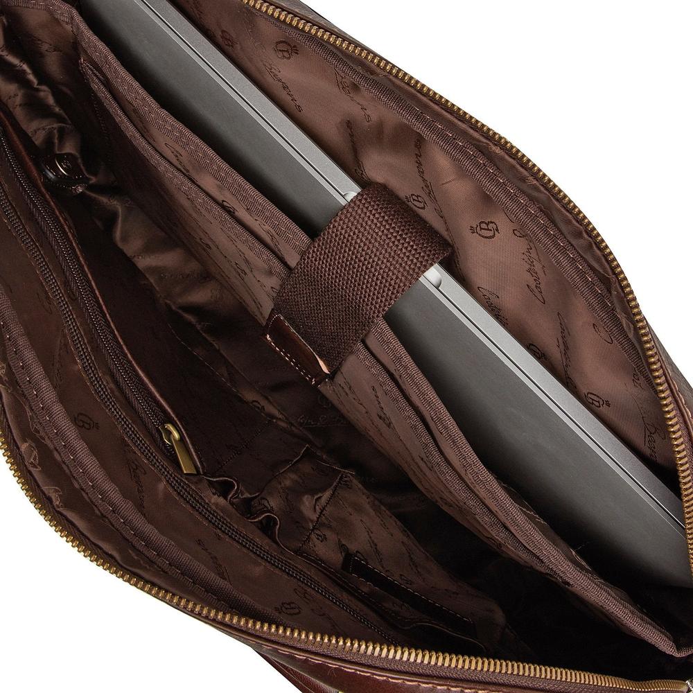 Castelijn & Beerens Verona Pc-veske 15,6" RFID Mocca-Veske-BagBrokers