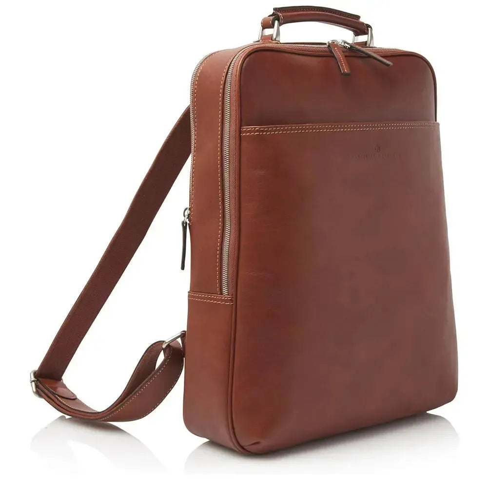 Castelijn & Beerens Verona Ryggsekk 15,6" RFID Brun-Ryggsekker-BagBrokers
