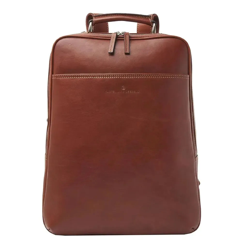 Castelijn & Beerens Verona Ryggsekk 15,6" RFID Brun-Ryggsekker-BagBrokers