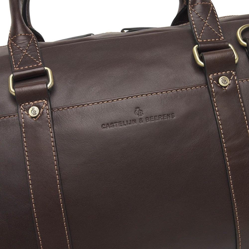 Castelijn & Beerens Verona Weekender skinnbag 39 liter Mørkebrun-Bagger-BagBrokers