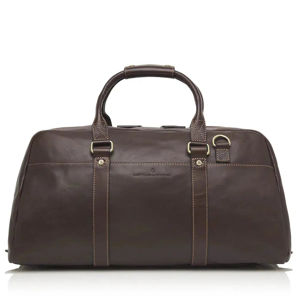 Castelijn & Beerens Verona Weekender skinnbag 39 liter Mørkebrun-Bagger-BagBrokers