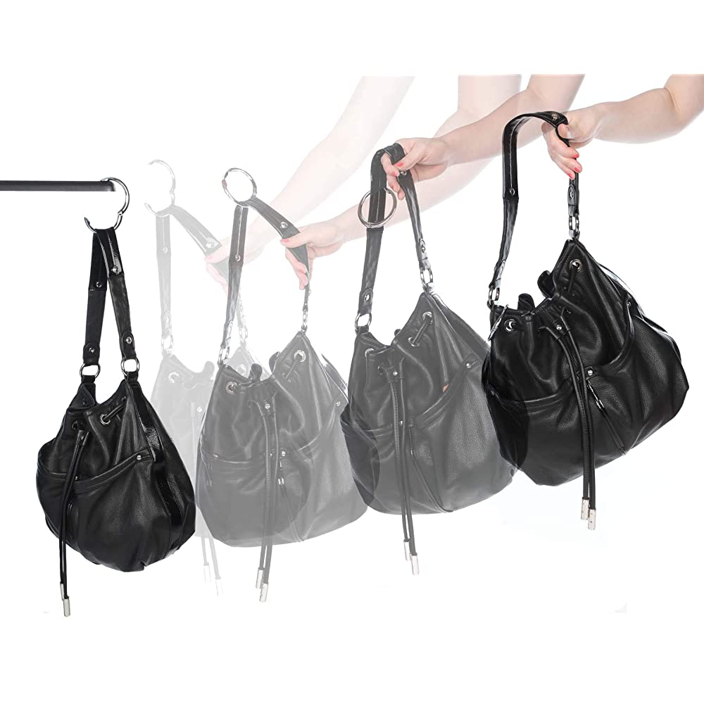 Clipa, the instant Polished Silver Bag Hanger-Veske-BagBrokers