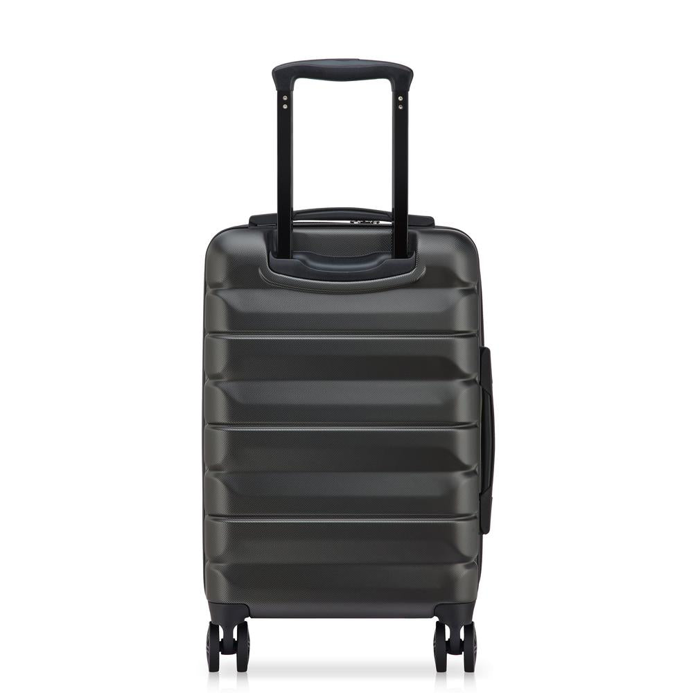 Delsey Air Armour utvidbar kabinkoffert 55 cm Black-Harde kofferter-BagBrokers