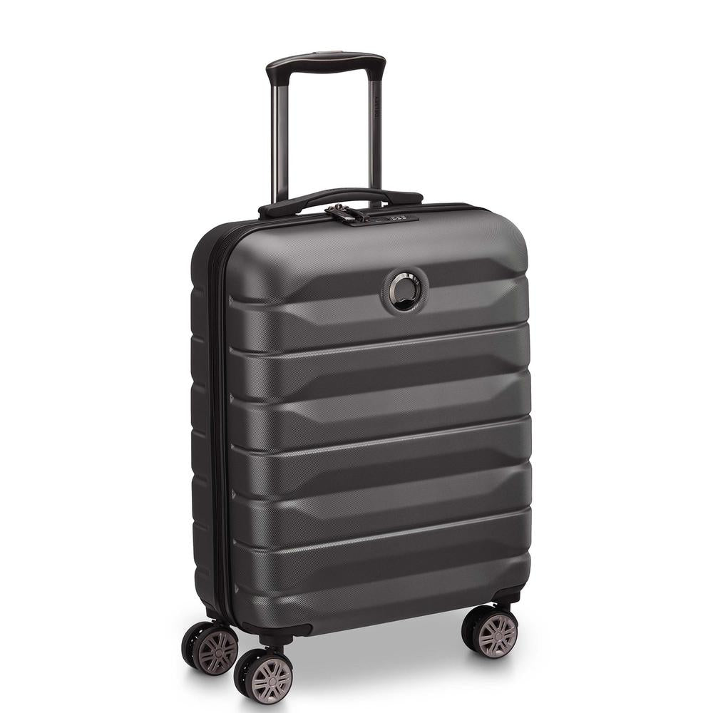 Delsey Air Armour kabinkoffert 55 cm Black-Harde kofferter-BagBrokers