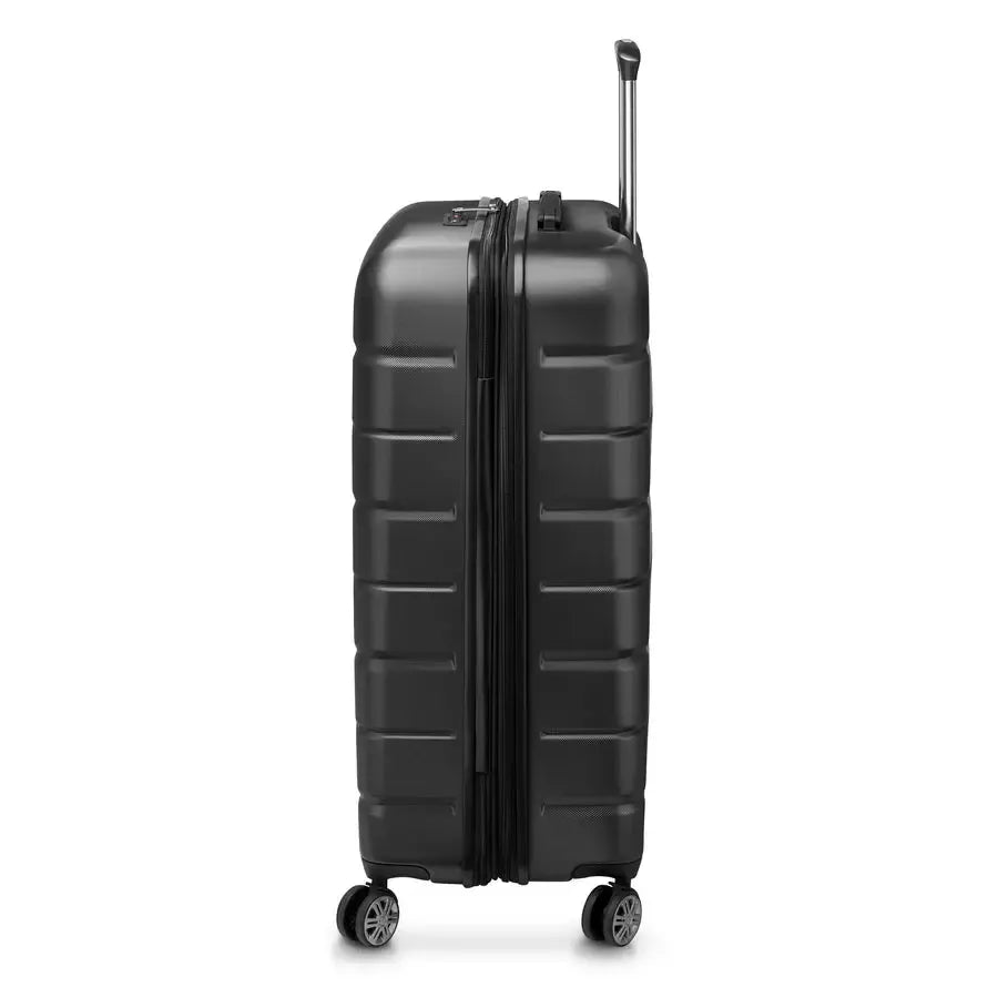 Delsey Air Armour utvidbar medium koffert 68 cm Black-Harde kofferter-BagBrokers